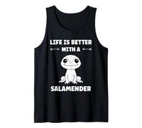 Cute Salamanders Simple Life Better with a Salamander Camiseta sin Mangas