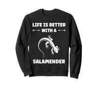 Cute Salamanders Simple Life Better with a Salamander Sudadera