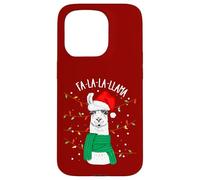 Cute Sarcastic Christmas Llama Outfit Graphic Design Style Carcasa para iPhone 15 Pro
