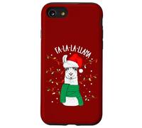 Cute Sarcastic Christmas Llama Outfit Graphic Design Style Carcasa para iPhone SE (2020) / 7/8