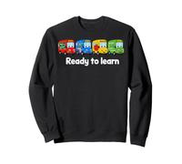 Cute School Bus Ready to Learn Back to School Day Sudadera