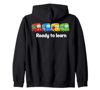 Cute School Bus Ready to Learn Back to School Day Sudadera con Capucha