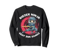 Cute School Ninja Boy Escuela Ninja Sudadera
