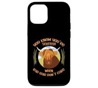 Cute Scottish Highland Cow - Bad Hair Don´t Care Carcasa para iPhone 12/12 Pro