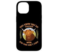 Cute Scottish Highland Cow - Bad Hair Don´t Care Carcasa para iPhone 14