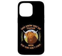 Cute Scottish Highland Cow - Bad Hair Don´t Care Carcasa para iPhone 14 Pro MAX