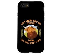 Cute Scottish Highland Cow - Bad Hair Don´t Care Carcasa para iPhone SE (2020) / 7/8