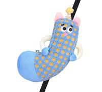 Cute Seatbelt Pillow, Plush Car Seat Strap Cushion, Soft Neck Support Pad, Comfortable Shoulder Protector, Auto Travel Accessory, 23 x 53cm 300g Pink Yellow Blue