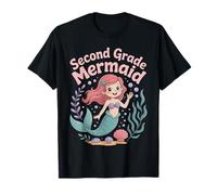 Cute Second Grade Mermaid Back to School Ocean Vibes Camiseta