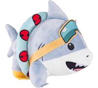 Cute Shark Jeff Adorable Swimsuit Plush Toy with Goggles and Belt - Perfect for Kids' Playtime and Cuddles! The Land Shark Plush Swimwear