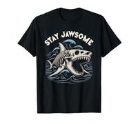 Cute Shark Stay Jawsome Jawsome Jaw Ready For This My De Los Muertos Camiseta