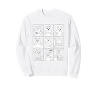 Cute Shiba Inu Dog Baking Pastelero Chef Sudadera