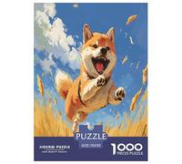 Cute Shiba Inú Puzzle Imposible,desafío for Adults Entretenimiento Creativo 1000 Piezas Obra De Arte De Juego De para Adultos Y Niños A Partir De 12 Años 70x50cm/1000pcs