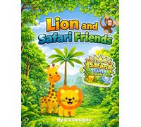Cute & Simple Safari Coloring Book for Kids Ages 4-8: A Fun and Simple Coloring and Activity Book with Bold Simple Designs