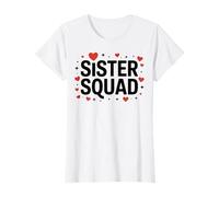 Cute Sister Squad Matching Sisters Party Reunion Girls Women Camiseta