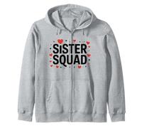 Cute Sister Squad Matching Sisters Party Reunion Girls Women Sudadera con Capucha