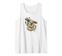 Cute Sloth Mom Wild Animal Lover Faulheit Perezoso Bear Camiseta sin Mangas