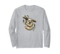 Cute Sloth Mom Wild Animal Lover Faulheit Perezoso Bear Manga Larga