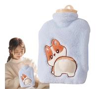 Cute Small Hot Water Bottle, 900 ml Winter Heat Pack for Hands and Feet, Soft Warm Compress for Cozy Comfort omfortable Heat Bag for Winter, Perfect for Hand and Feet Warmth