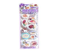 Cute Snack Stickers - 3D DIY Bread and Food Cartoon Stickers, Scrapbook Journal Decor for Notebook Diary Planner, Water Bottle Phone Laptop Craft Supplies for Kids Teens Adults