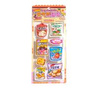 Cute Snack Stickers - 3D DIY Bread and Food Cartoon Stickers, Scrapbook Journal Decor for Notebook Diary Planner, Water Bottle Phone Laptop Craft Supplies for Kids Teens Adults