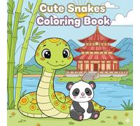 Cute Snakes Coloring Book for All Ages