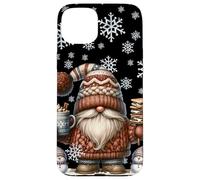 Cute Snowflake Patterns For Christmas Pumpkin Spice GNOME Carcasa para iPhone 15 Plus