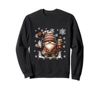 Cute Snowflake Patterns For Christmas Pumpkin Spice GNOME Sudadera
