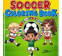 Cute Soccer Coloring Book for Kids: 30 Fun Soccer Players from Around the World • Ages 4-8