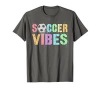 Cute Soccer Vibes Win Win Goalie Cleats Club para Mujer Camiseta
