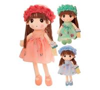 Cute Soft Rag Doll - Lovely Bedtime Buddy, Fantasy Cloth Figure, Washable Hugging Nursery Character Assortment, Imaginative Stuffed Princess Companion Toyset For Girls Boys Children Family Gatherings