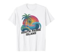 Cute South Padre Island Vacaciones Surfer Trip Familia Todos Camiseta