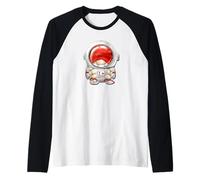Cute Space Themed GNOME Graphic For Mom Astronomy Teacher Camiseta Manga Raglan
