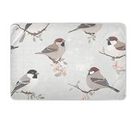 Cute Sparrow Birds - Almohadilla de entrenamiento para ir al baño extragrande, impermeable, lavable, cambiador de pañales para bebé, 52 pulgadas de largo x 34 pulgadas de ancho