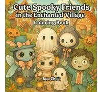 Cute Spooky Friends in the Enchanted Village: Coloring Book