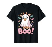 Cute Spooky Funny Halloween Giraffe Ghost Boo Camiseta