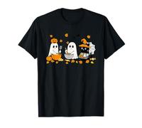 Cute Spooky Ghost Baking Fall Vibes Mom Women Girls Camiseta