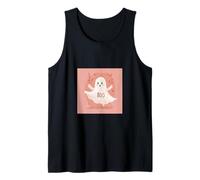 Cute Spooky Ghost Boo Funny Ghost Fiesta de Halloween Camiseta sin Mangas