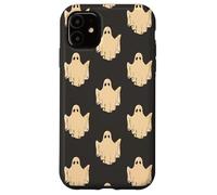 Cute Spooky Ghost Goth Retro Groovy Halloween Black Carcasa para iPhone 11