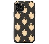 Cute Spooky Ghost Goth Retro Groovy Halloween Black Carcasa para iPhone 11 Pro