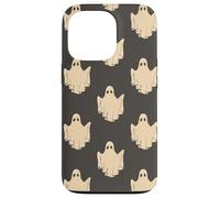Cute Spooky Ghost Goth Retro Groovy Halloween Black Carcasa para iPhone 13 Pro