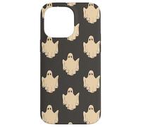 Cute Spooky Ghost Goth Retro Groovy Halloween Black Carcasa para iPhone 14 Pro Max