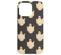 Cute Spooky Ghost Goth Retro Groovy Halloween Black Carcasa para iPhone 15 Pro Max
