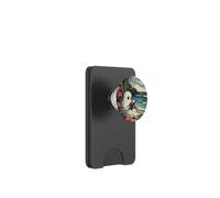 Cute Spooky Ghost Reading Book Summer Tropical Beach Reader PopSockets PopWallet para MagSafe