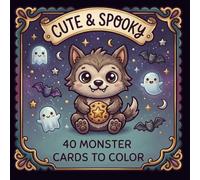 Cute & Spooky Monster Coloring Book With 40 Creepy Cute Pages for Kids, Teens & Adults: Cute But Creepy Monsters for Stress Relief & Imaginative ... Color Designs (MoonBerry Coloring Collection)
