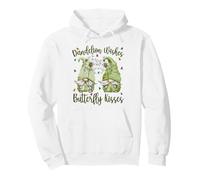 Cute Spring Flower GNOME Dandelion Wishes Butterfly Kisses Sudadera con Capucha