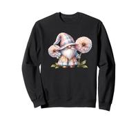 Cute Spring Flower GNOME Stuff For Women with Pink Dandelion Sudadera