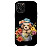 Cute Spring Flower Graphic For Women Golden Retriever Mom Carcasa para iPhone 11 Pro