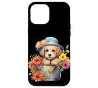 Cute Spring Flower Graphic For Women Golden Retriever Mom Carcasa para iPhone 12 Pro MAX