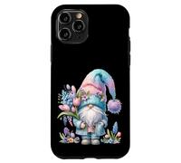 Cute Spring GNOME For Women with Hello Spring Tulip Flowers Carcasa para iPhone 11 Pro